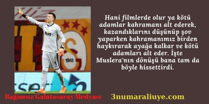 Fernando Muslera tekrar sahalarda!